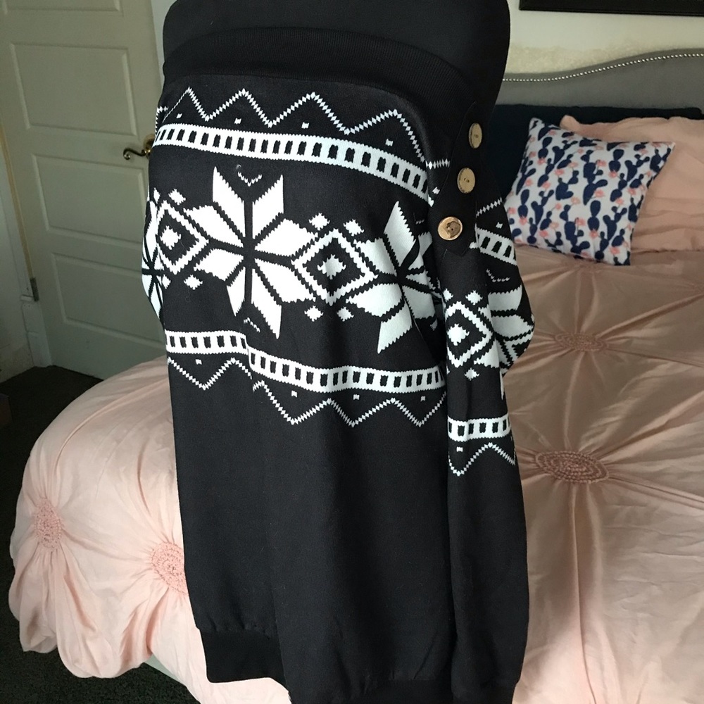 Nextmia Off the Shoulder Holiday Dress